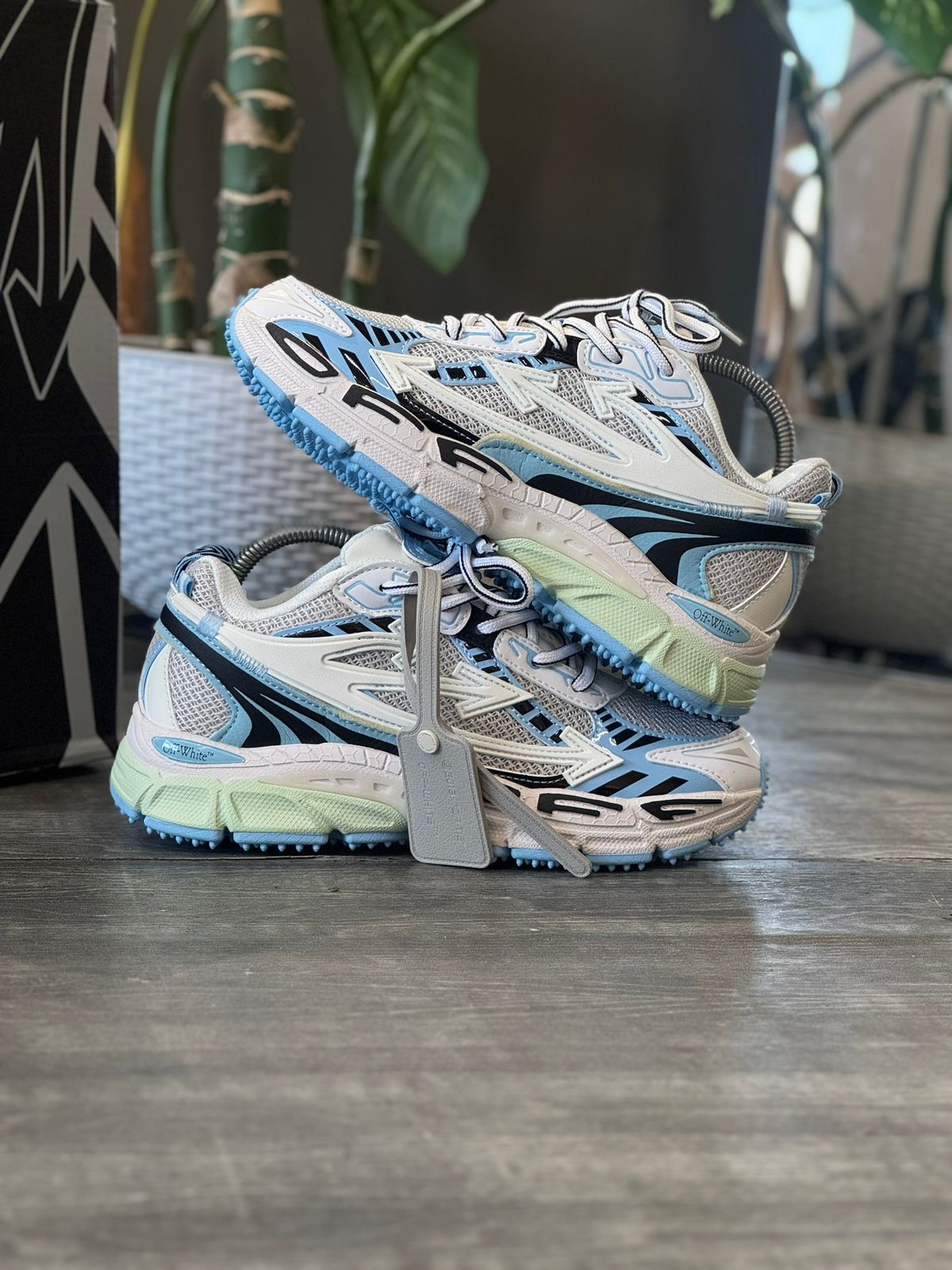 OFF-WHITE BE RIGHT BACK BLUE