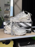 OFF WHITE BE RIGHT SILVER METALLIC