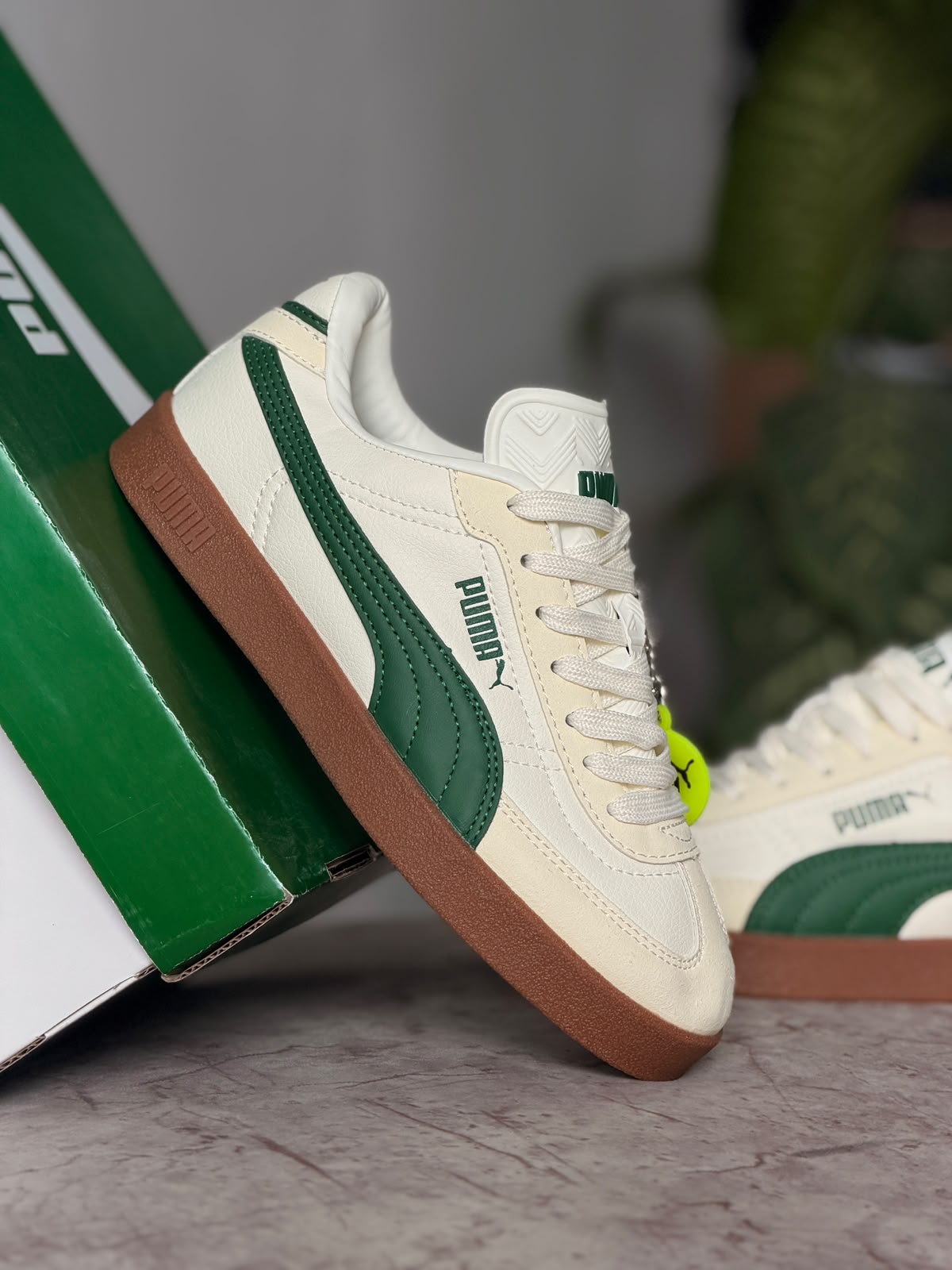 PUMA PALERMO BEIGE VERDE
