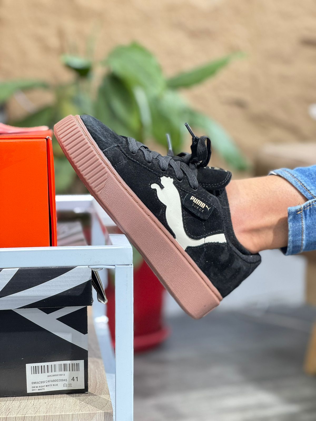 PUMA SUEDE PLATFORM BLACK