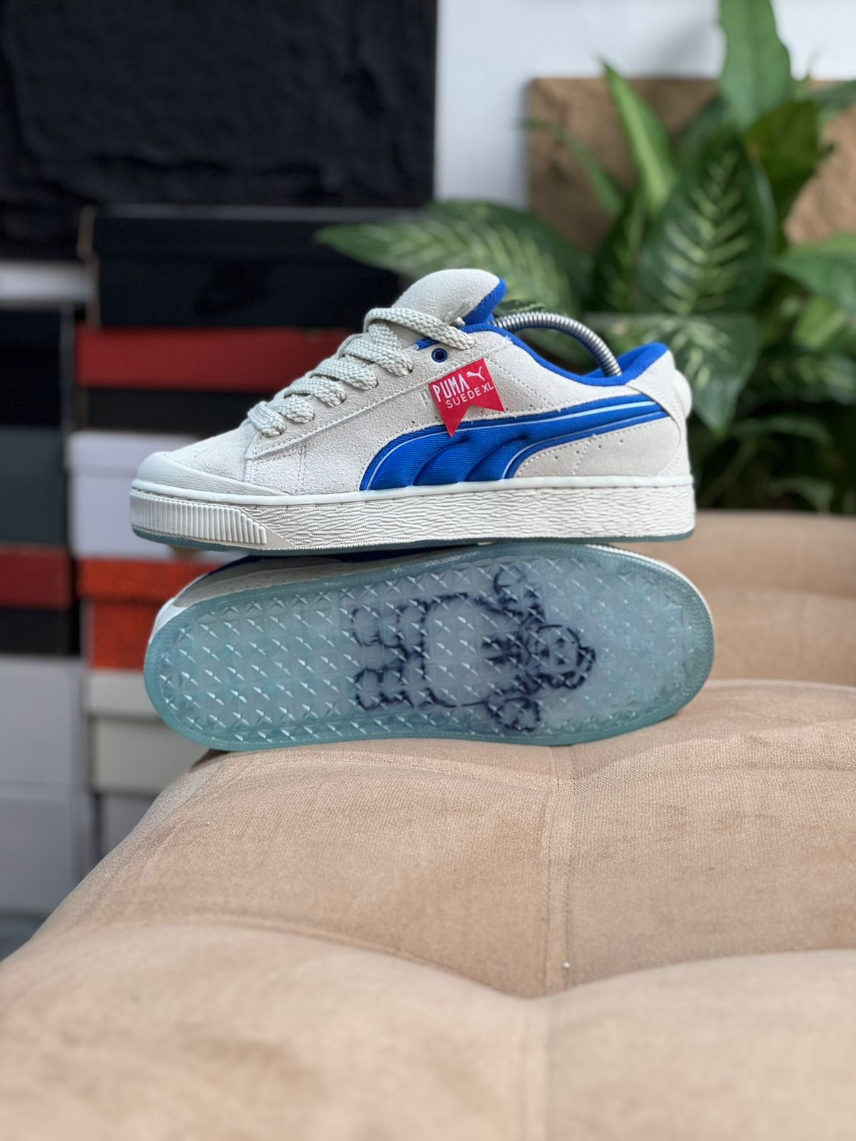 PUMA SUEDE XL GHOSTBUSTERS STAY PUFT MARSHMALLOW