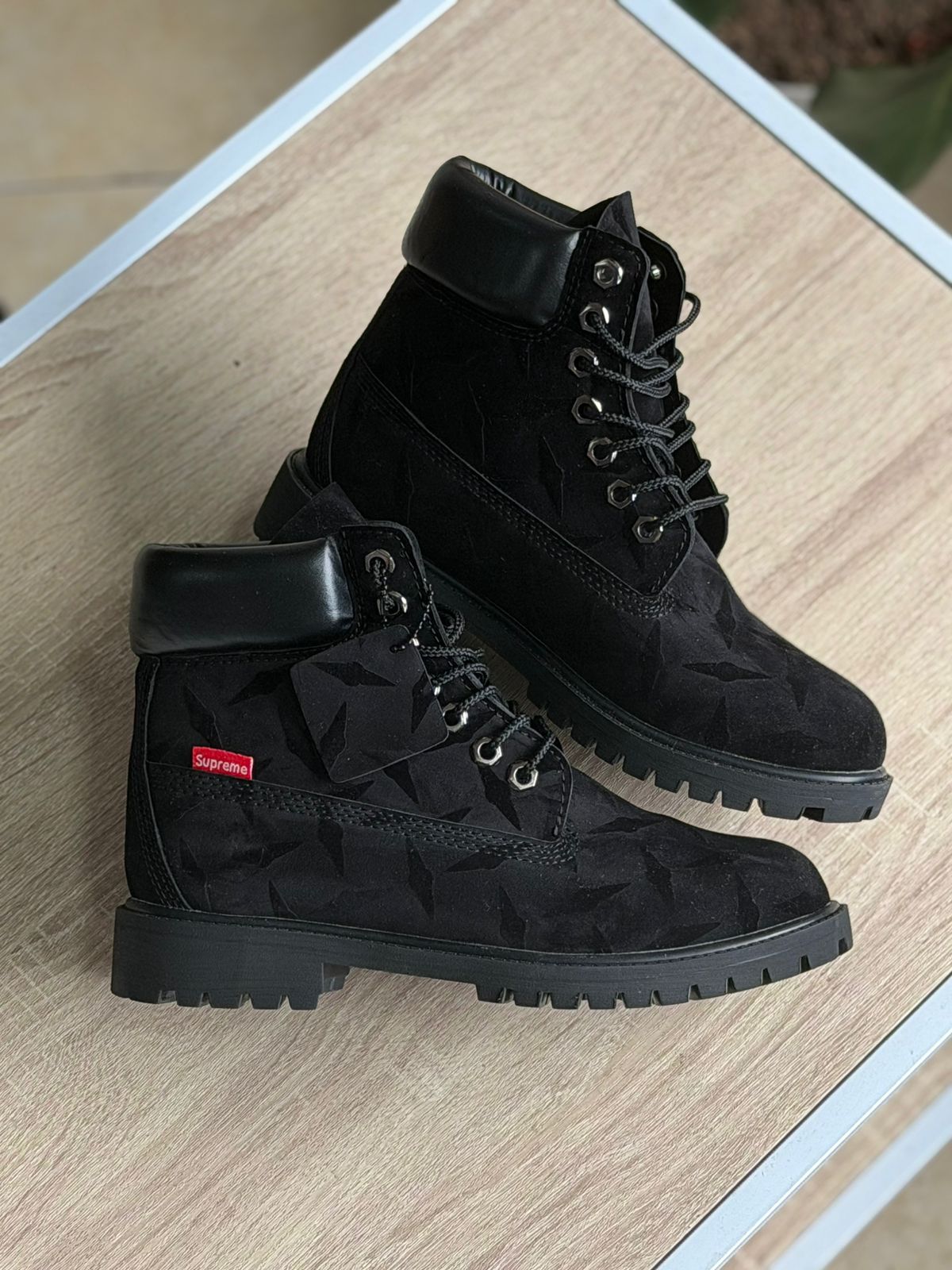 TIMBERLAND 6 BLACK PREMIUM BOOT X SUPREME